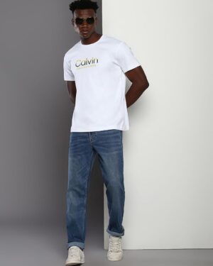 Calvin Klein Jeans Pure Cotton White T-Shirt