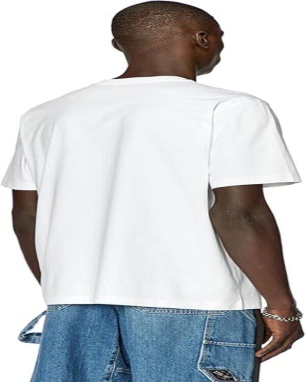 Diesel T-Shirt With Gel Print White - Image 2