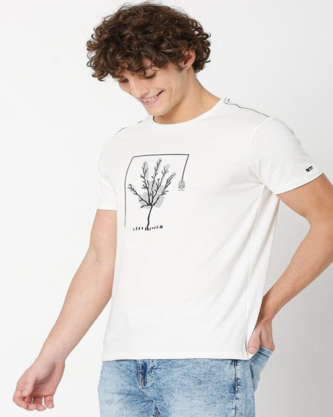 GAS Scuba Printed Slim Fit Crew-Neck T-Shirt
