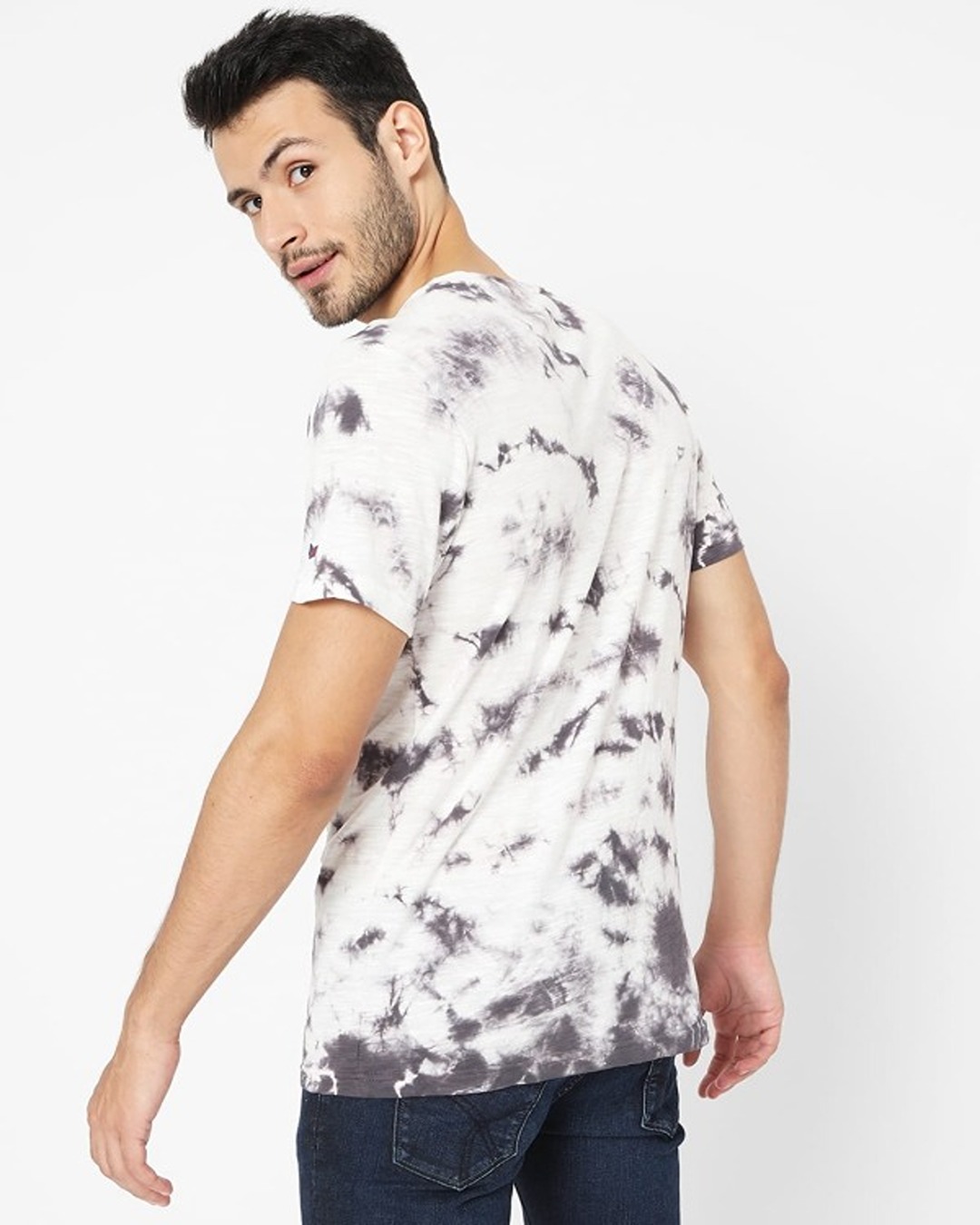 GAS Tie-&-Dye Slim Fit Crew-Neck T-Shirt