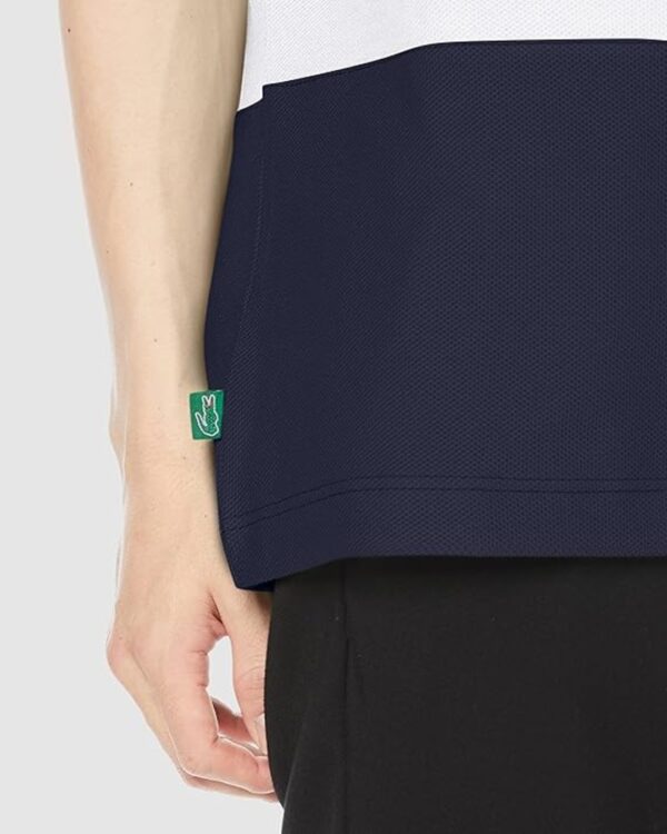 Lacoste Men's Bi-Color Panel Border Polo Shirt - Image 4