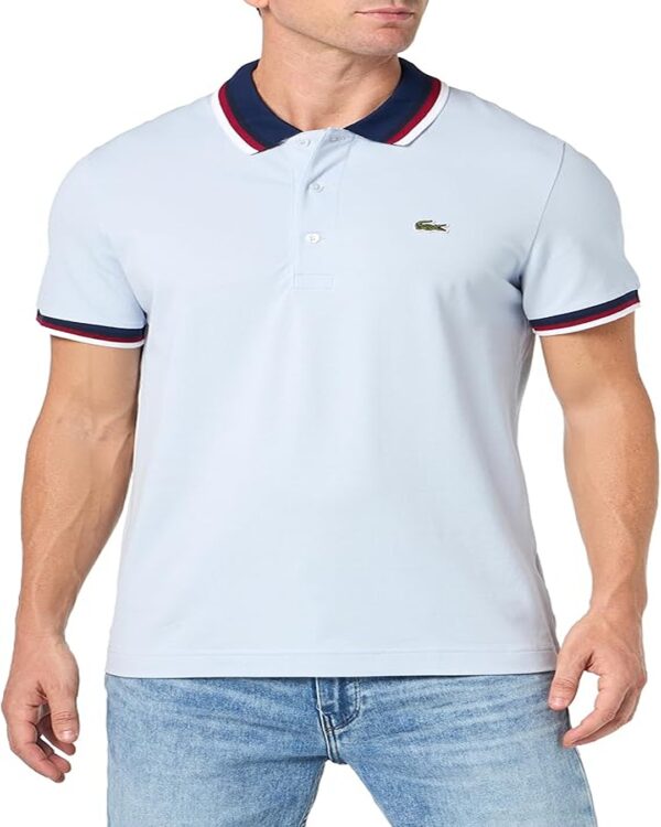 Lacoste Men’s Short Sleeve Regular Fit Solid Polo Shirt