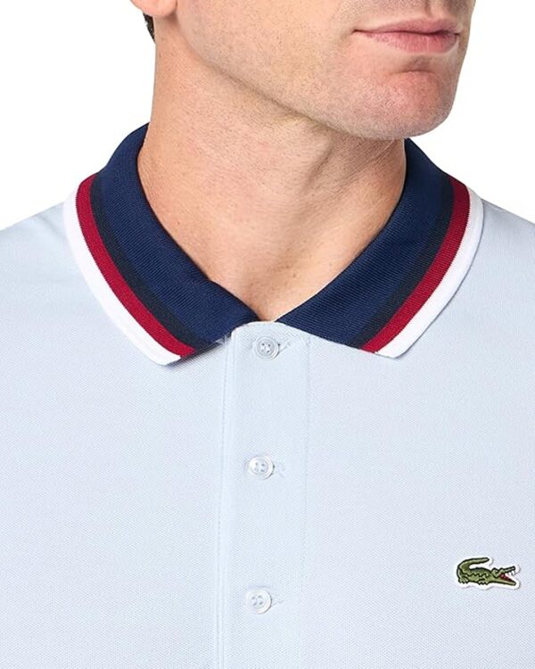 Lacoste Men’s Short Sleeve Regular Fit Solid Polo Shirt - Image 2
