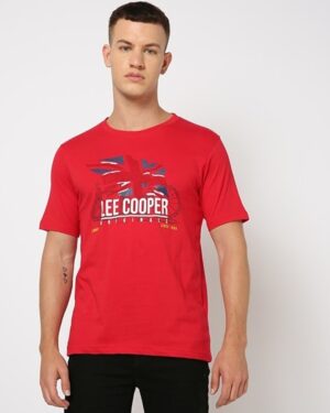 Lee Cooper Red T-Shirts For Men