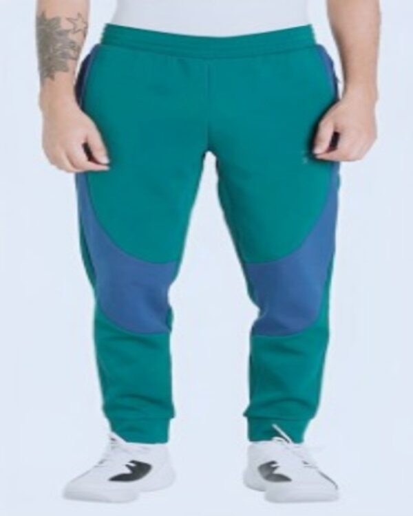 Puma Dime Pant Men Color Block Green Track Pants
