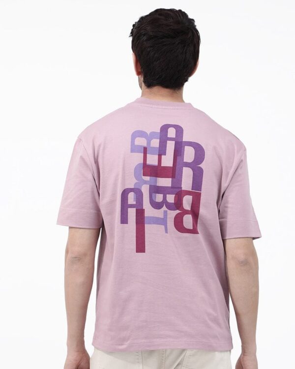 Rare Rabbit Men Roan Typography Printed Oversized T-Shirt - Image 5