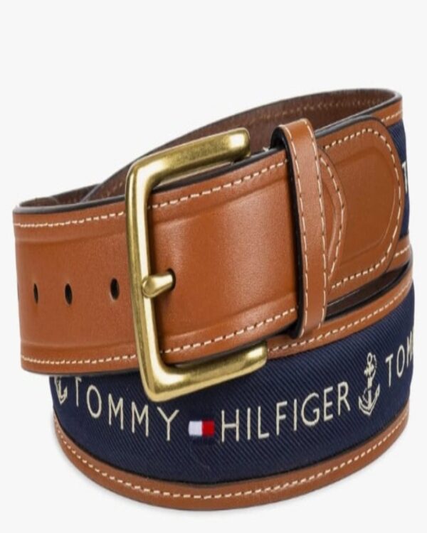 Tommy Hilfiger Men's Ribbon Inlay Belt - Image 2
