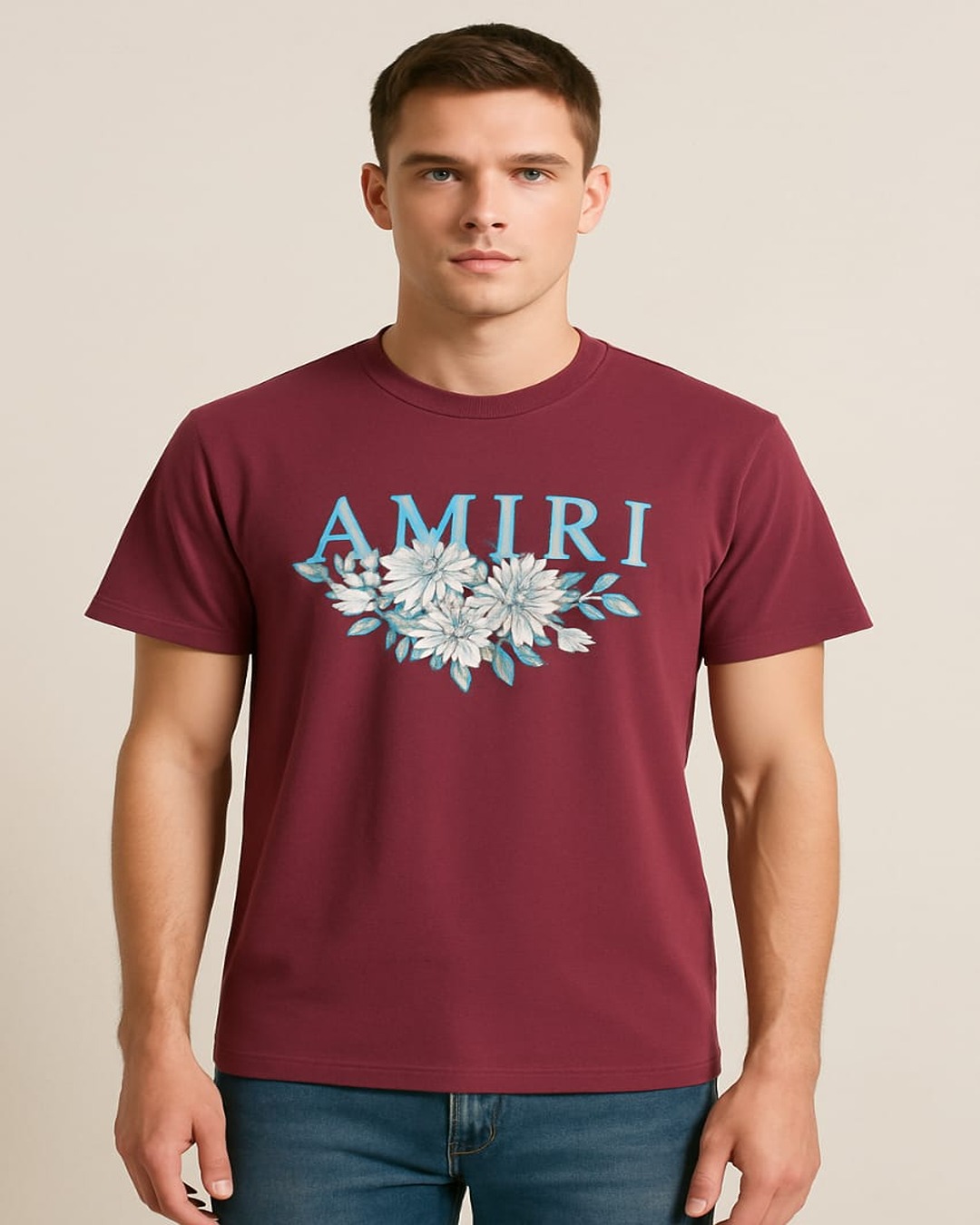 Latest & Stylish Unisex Amiri Printed Half Sleeves T-Shirt