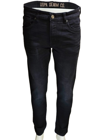 U.S. POLO ASSN. Men's Black Denim Jeans